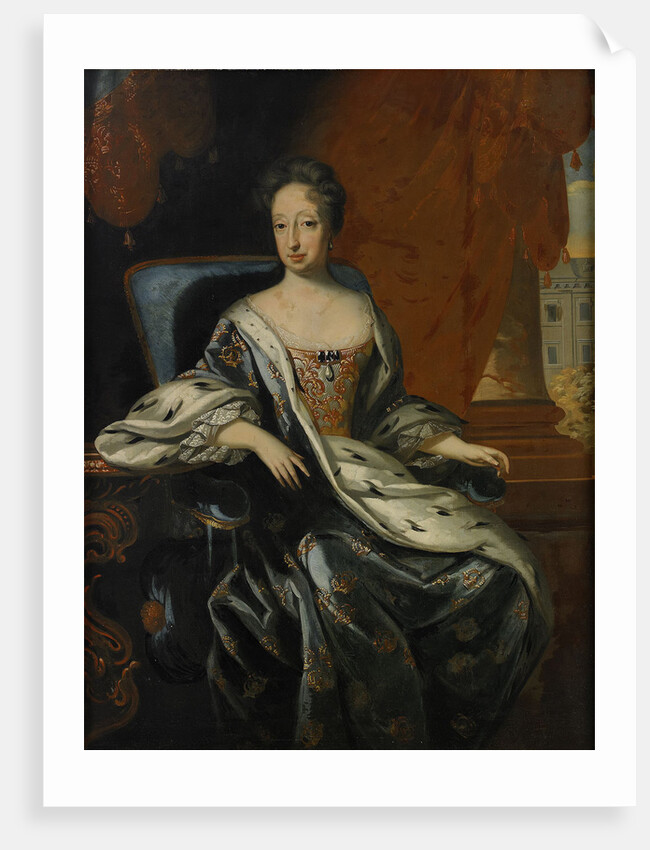 Portrait of Hedvig Eleonora of Holstein-Gottorp, Queen of Sweden by David von Krafft