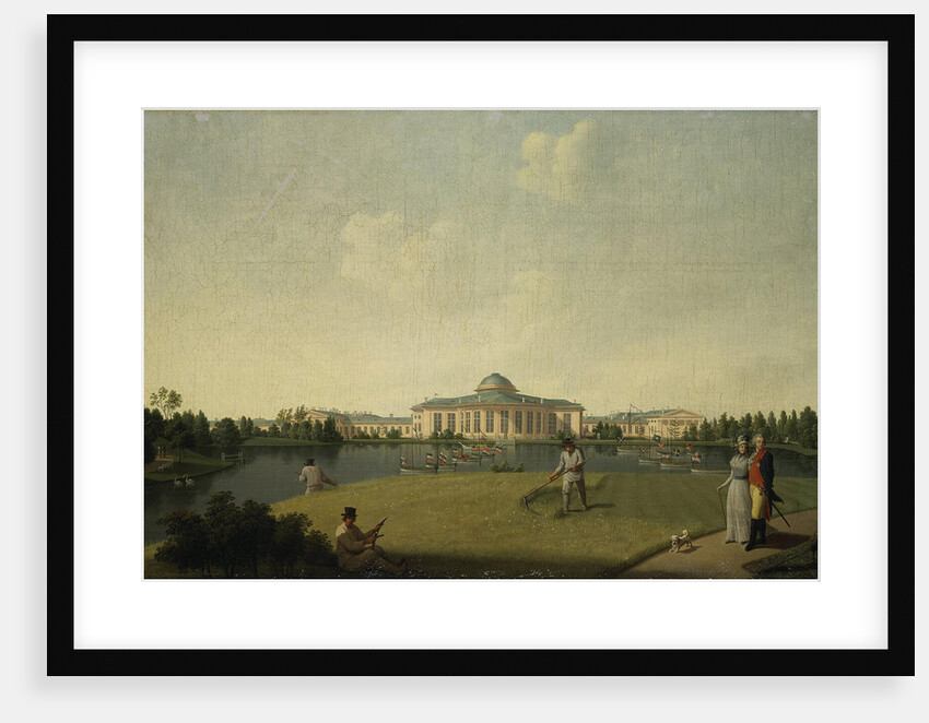 View of the Tauride Palace from the Garden, before 1797 by Benjamin Paterssen
