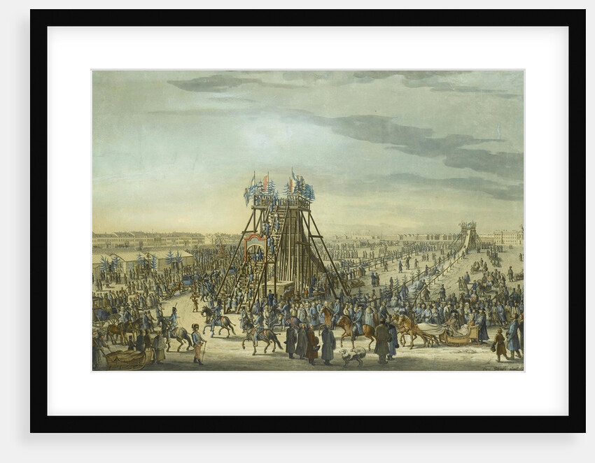 Catherine the Great Visiting the Ice Mountain in Saint Petersburg, 1788 by Benjamin Paterssen