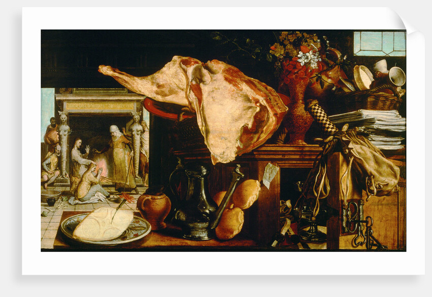 Vanity Still Life (Christ in the House of Martha and Mary), 1552 by Pieter Aertsen