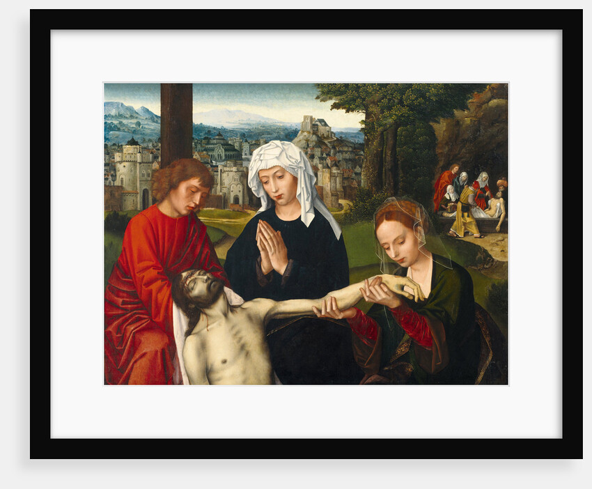 Pietà at the Foot of the Cross, ca 1530 by Ambrosius Benson