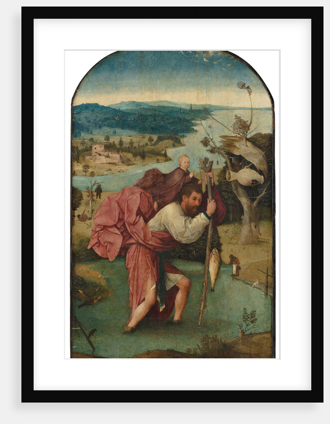 Saint Christopher, 1490s by Hieronymus Bosch