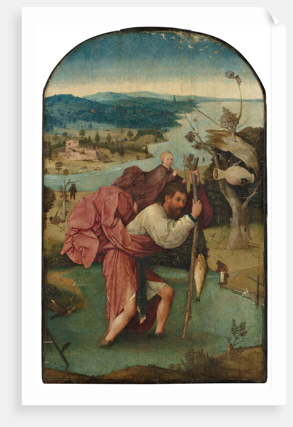 Saint Christopher, 1490s by Hieronymus Bosch