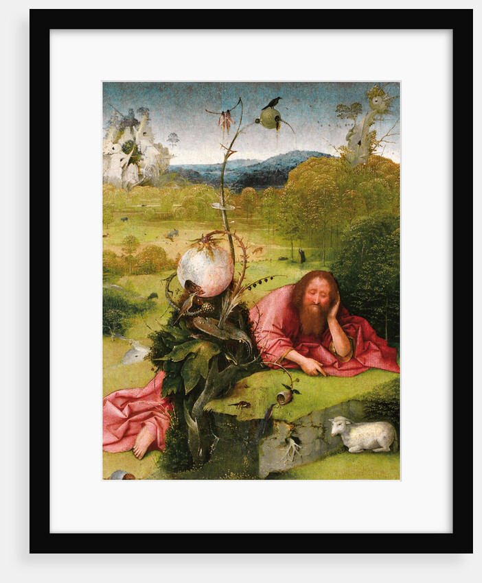 Saint John the Baptist in the Desert by Hieronymus Bosch