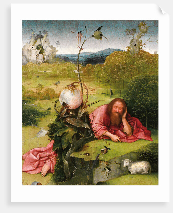 Saint John the Baptist in the Desert by Hieronymus Bosch