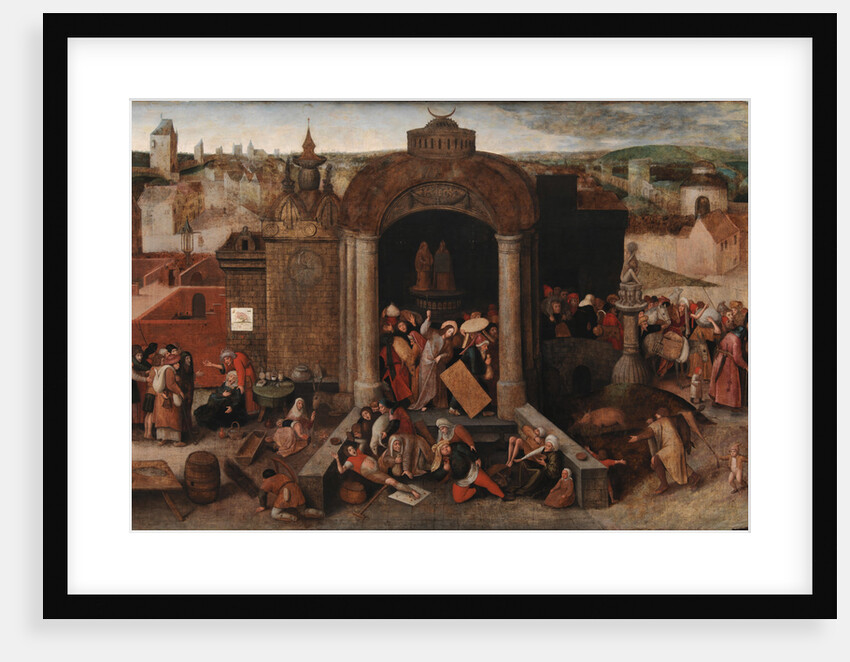 Christ Driving the Traders from the Temple, after 1569 by Pieter Bruegel the Elder