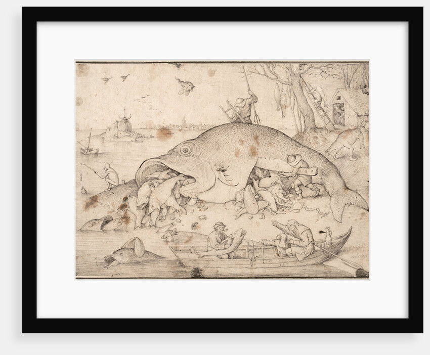 Big Fish Eat Little Fish, 1556 by Pieter Bruegel the Elder