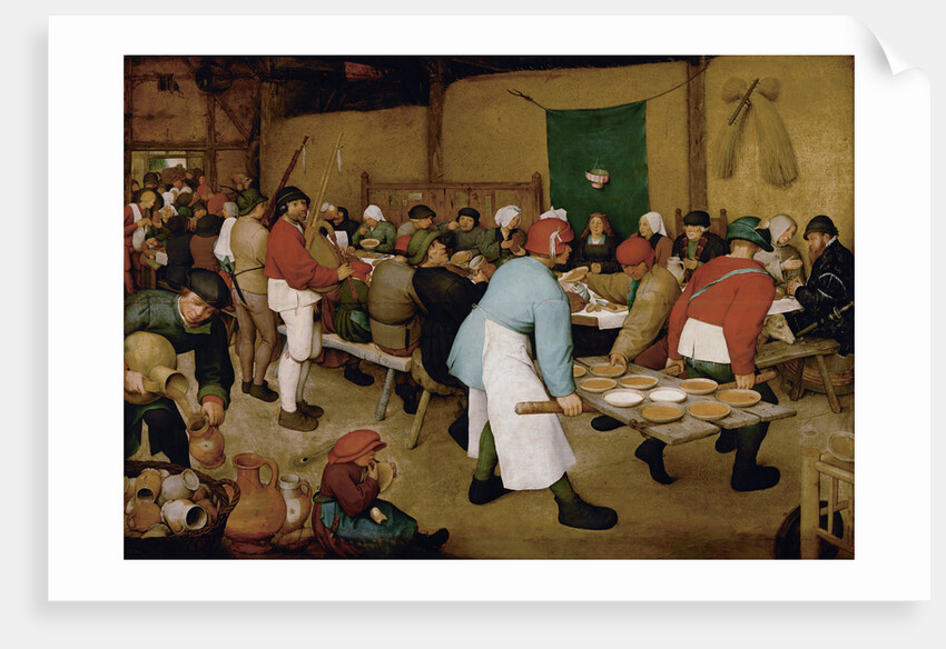 The Peasant Wedding, ca 1568 by Pieter Bruegel the Elder