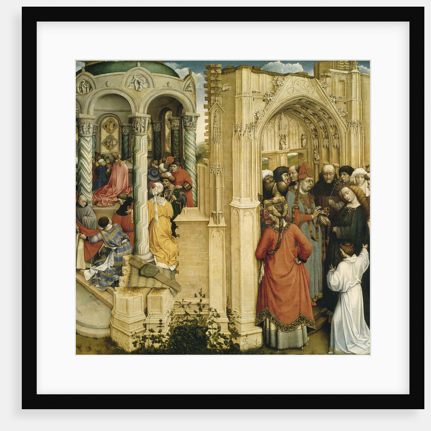 The Marriage of Mary and Joseph, c.1420 by Robert Campin
