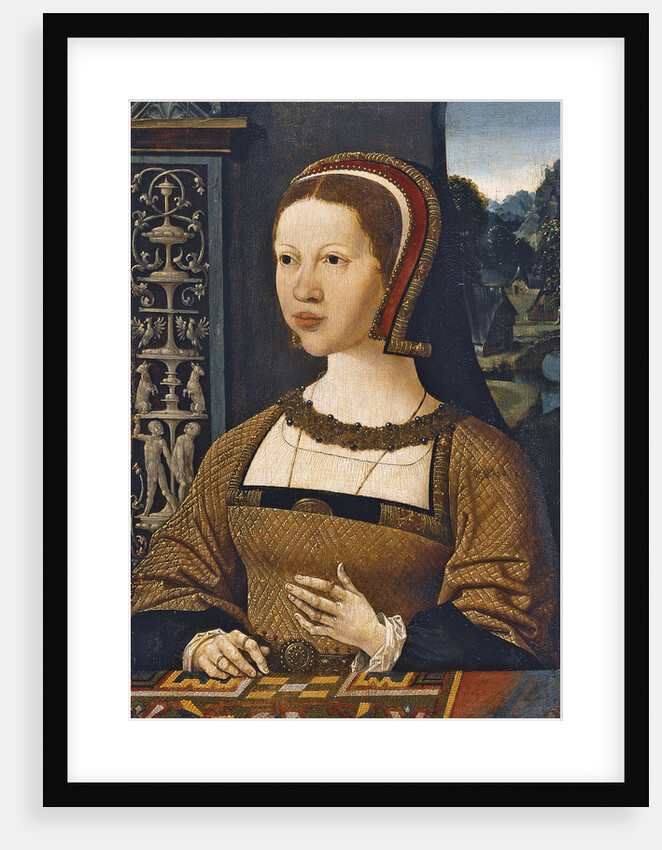 Portrait of Isabella of Austria, Queen of Denmark, ca 1524 by Jacob Cornelisz van Oostsanen