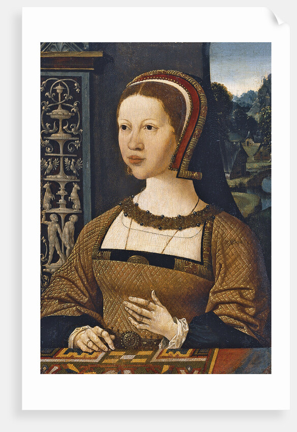 Portrait of Isabella of Austria, Queen of Denmark, ca 1524 by Jacob Cornelisz van Oostsanen