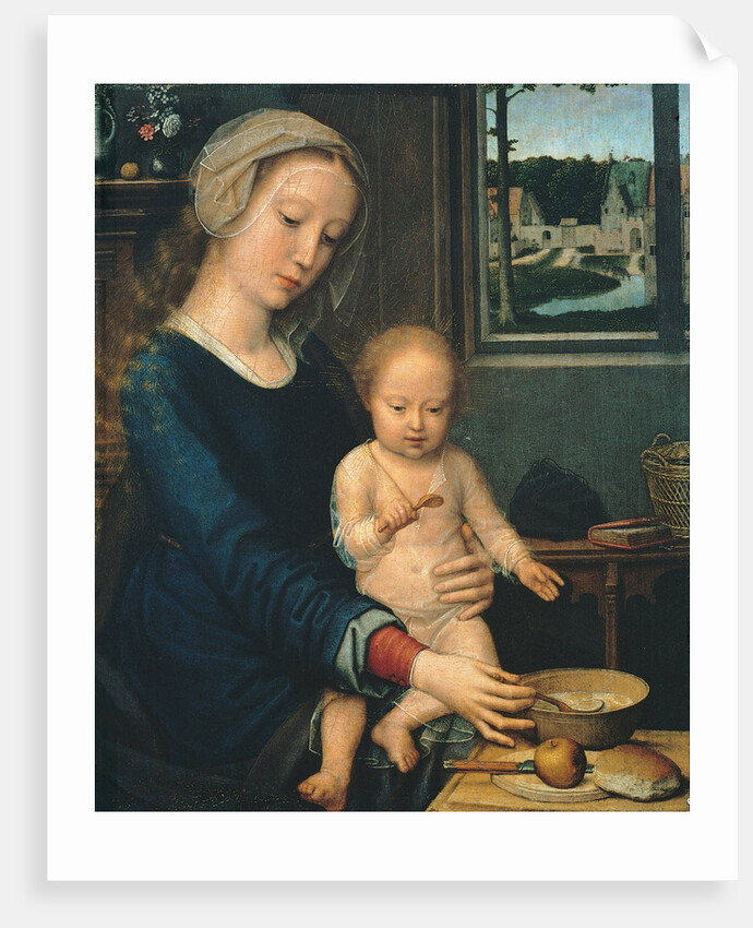 Madonna and Child with the Milk Soup, 1510-1515 by Gerard David