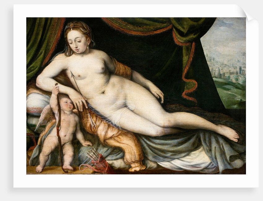 Venus and Cupid by Frans Floris the Elder