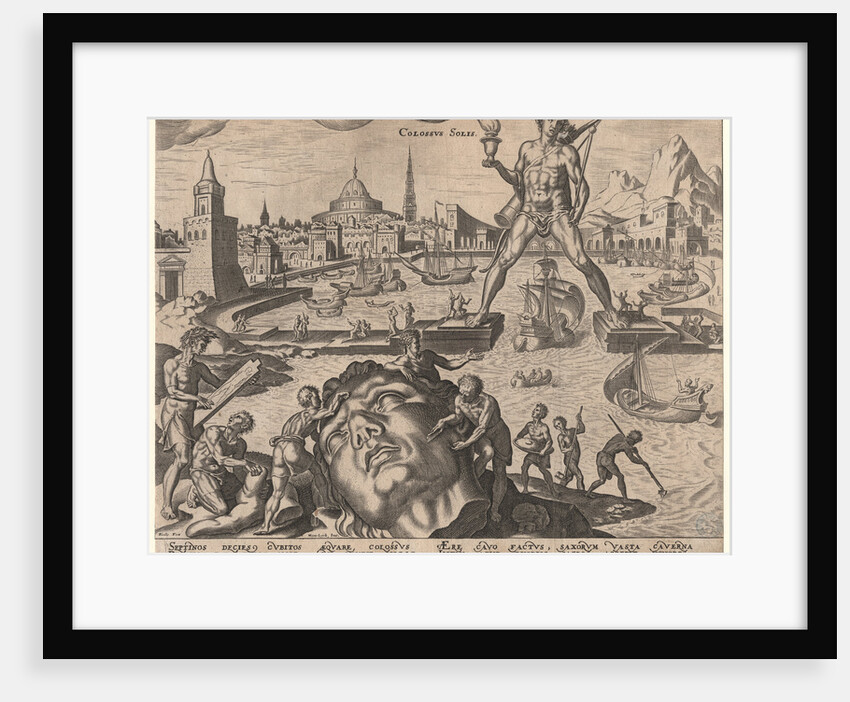 The Colossus of Rhodes by Philipp Galle