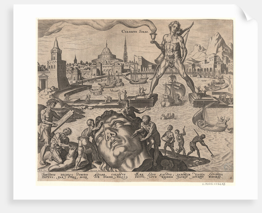 The Colossus of Rhodes by Philipp Galle