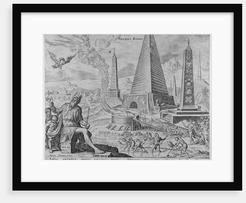 The Pyramids of Egypt by Philipp Galle
