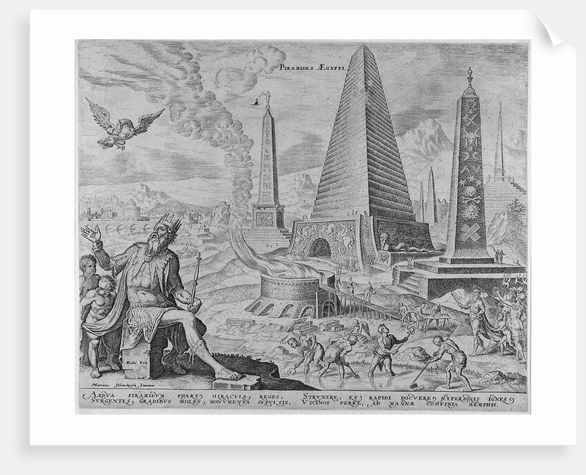 The Pyramids of Egypt by Philipp Galle