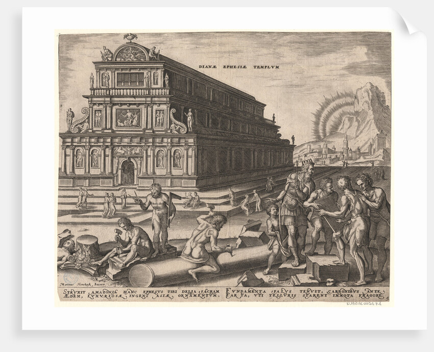 The Temple of Diana at Ephesus by Philipp Galle