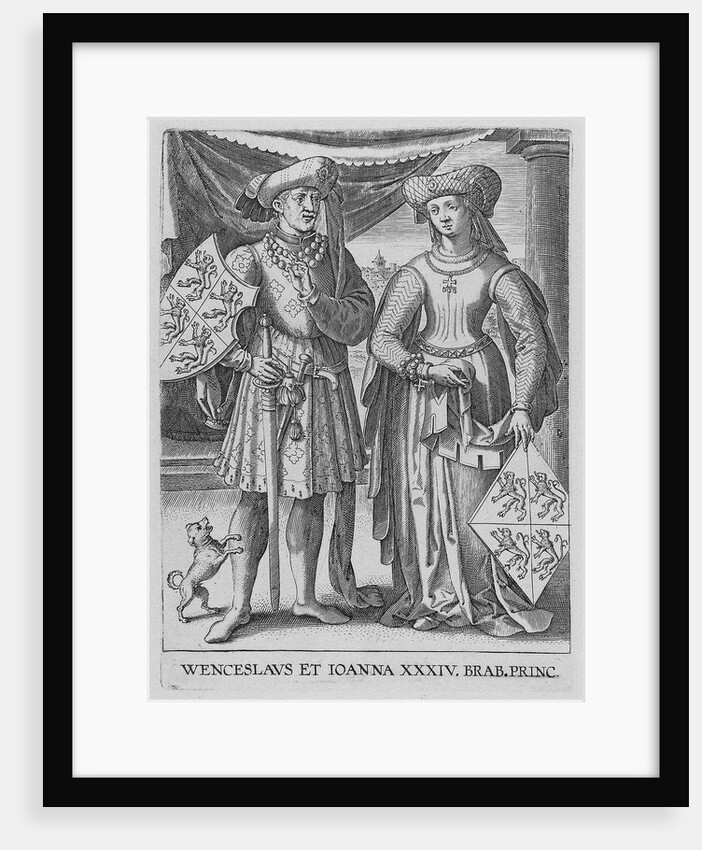 Wenceslaus I, Duke of Luxembourg and Joanna, Duchess of Brabant, ca. 1600 by Philipp Galle