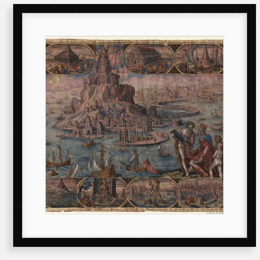 The Lighthouse at Alexandria by Philipp Galle