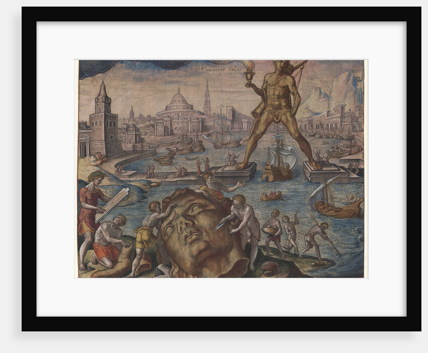 The Colossus of Rhodes by Philipp Galle