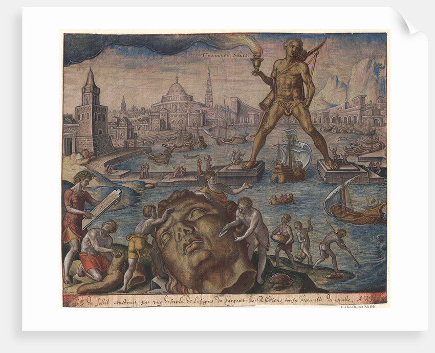 The Colossus of Rhodes by Philipp Galle