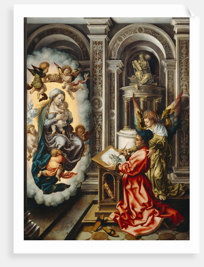 Saint Luke Painting the Madonna, c. 1520 by Jan Gossaert