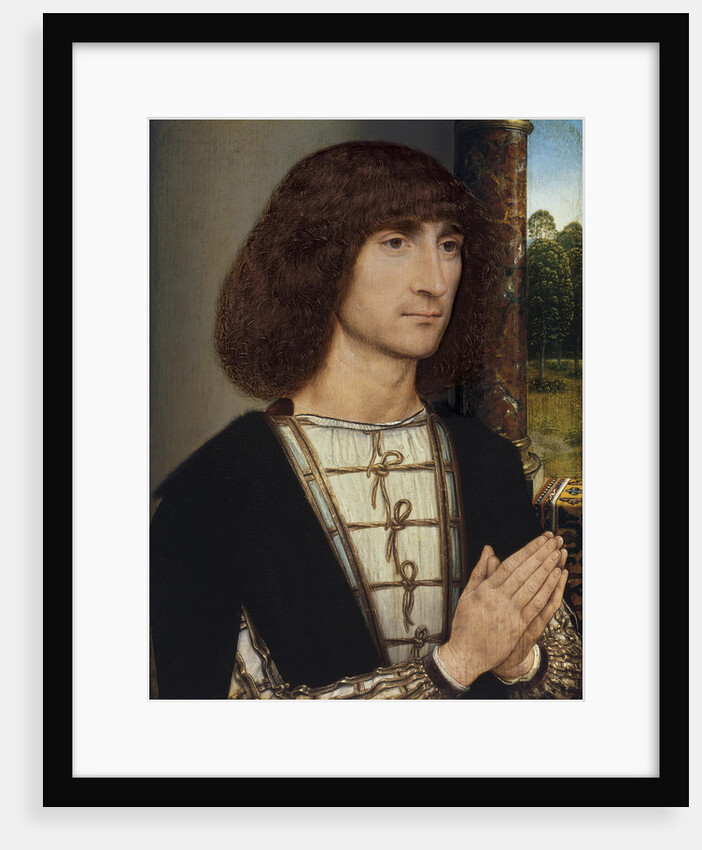 Portrait of a young Man praying, ca 1485 by Hans Memling