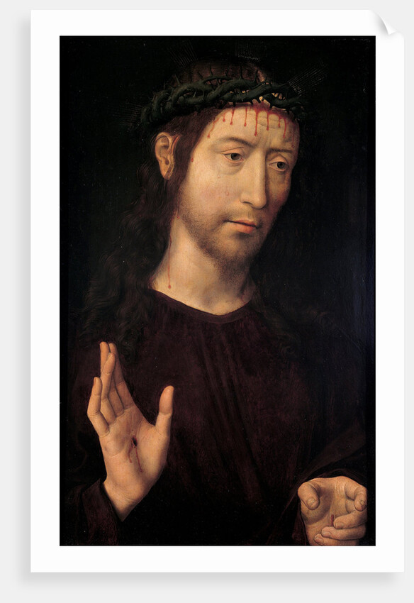 The Man of Sorrows Blessing, 1480-1490 by Hans Memling