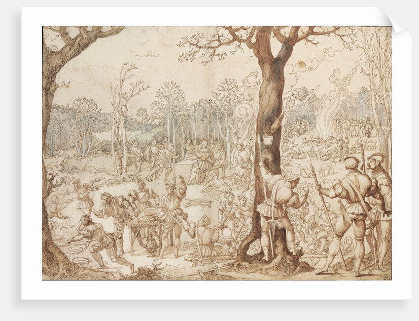 Sharing Out the Game, 1525-1535 by Bernaert van Orley