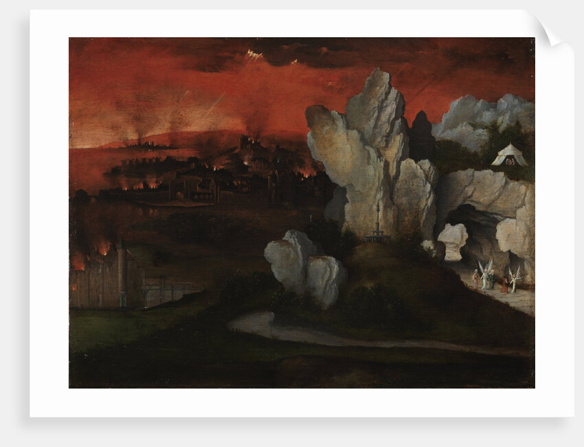 Landscape with the Destruction of Sodom and Gomorrah, c. 1520 by Joachim Patinir