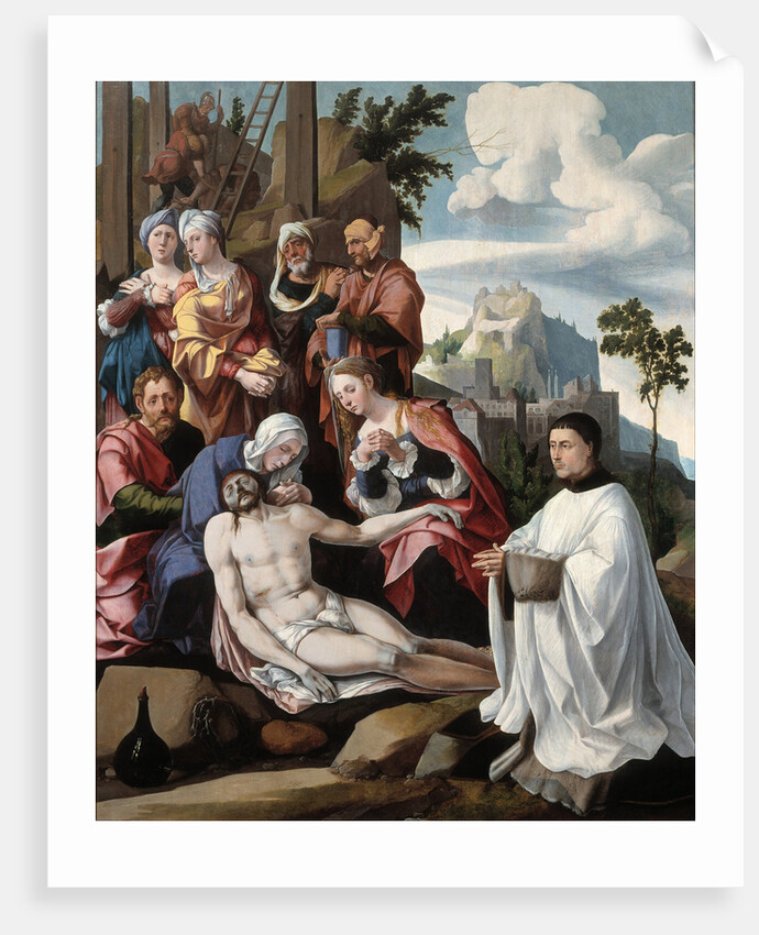 The Lamentation over Christ with a Donor, c.1535 by Jan Scorel van