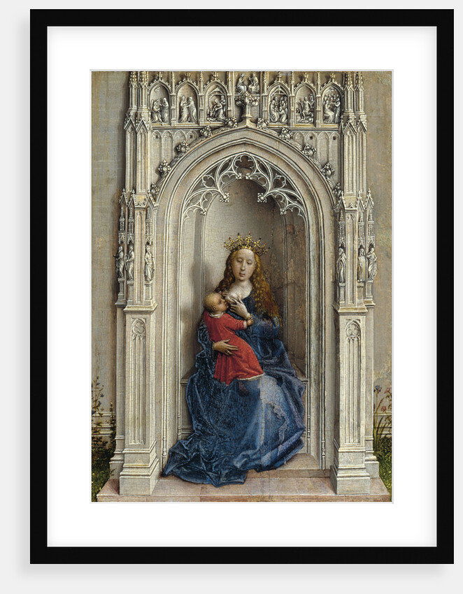 The Virgin and Child enthroned, ca. 1433 by Rogier van der Weyden