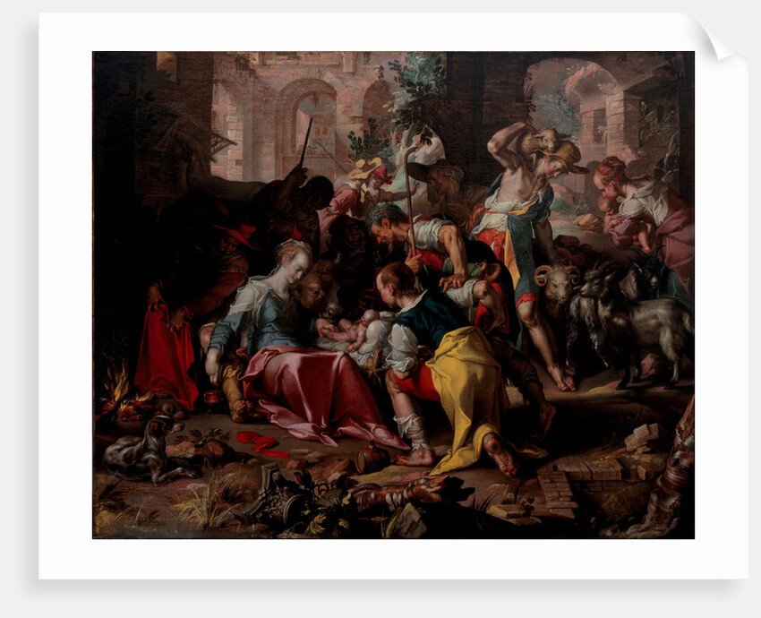 The Adoration of the Shepherds, 1598 by Joachim Wtewael