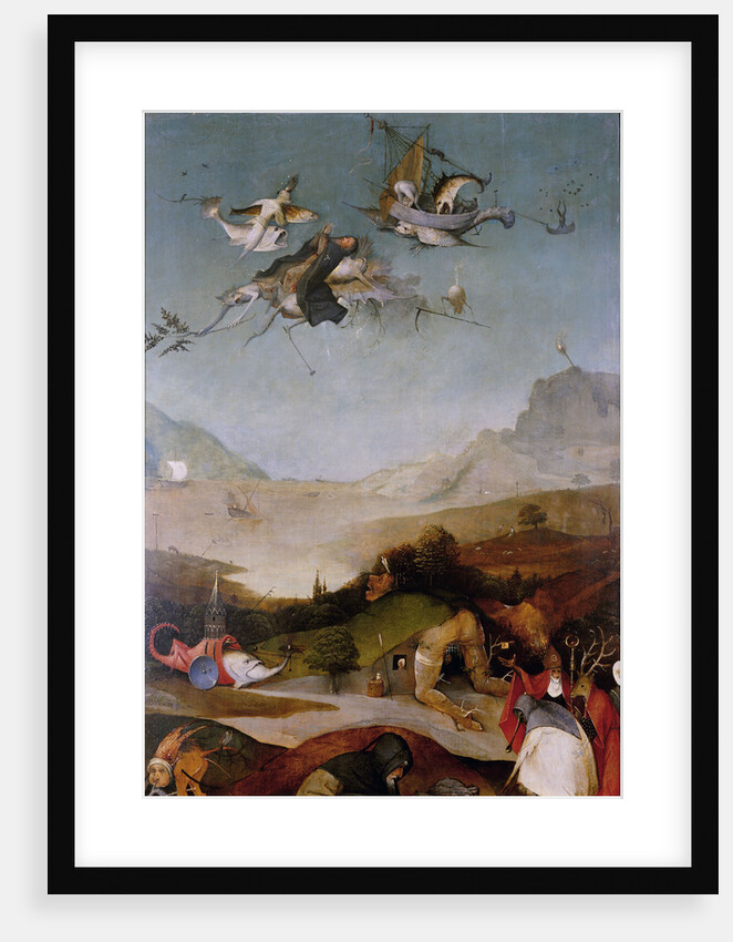 The Temptation of Saint Anthony (Detail of left wing of a triptych), Between 1495 and 1515 by Hieronymus Bosch