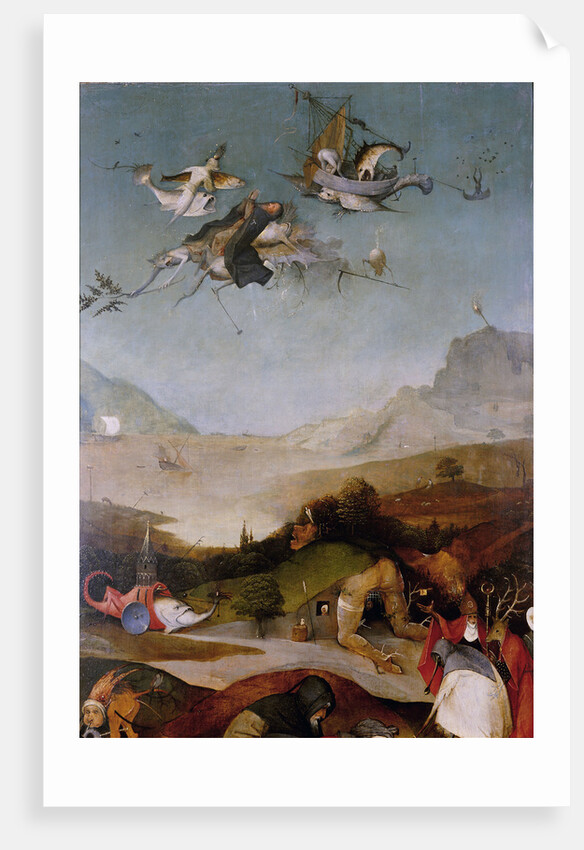The Temptation of Saint Anthony (Detail of left wing of a triptych), Between 1495 and 1515 by Hieronymus Bosch