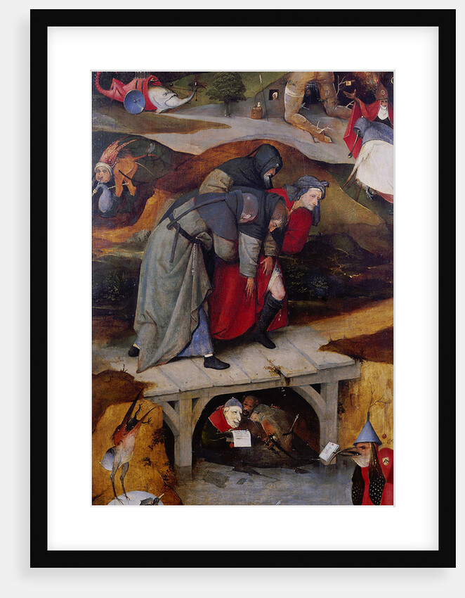 The Temptation of Saint Anthony (Detail of left wing of a triptych), Between 1495 and 1515 by Hieronymus Bosch
