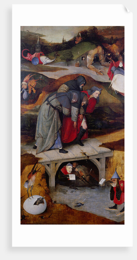 The Temptation of Saint Anthony (Detail of left wing of a triptych), Between 1495 and 1515 by Hieronymus Bosch