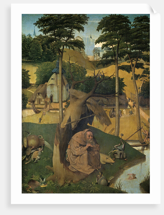 The Temptation of Saint Anthony, c. 1490 by Hieronymus Bosch