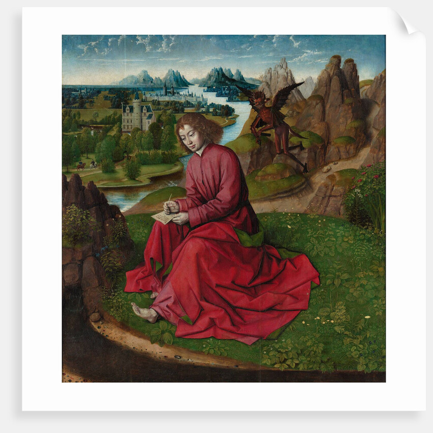 Saint John the Evangelist on Patmos, ca 1465 by Dirk Bouts