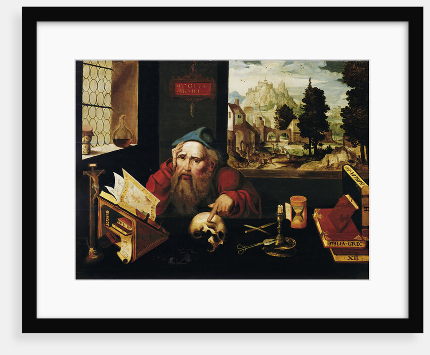 Saint Jerome in his Cell, 1520s by Joos van Cleve