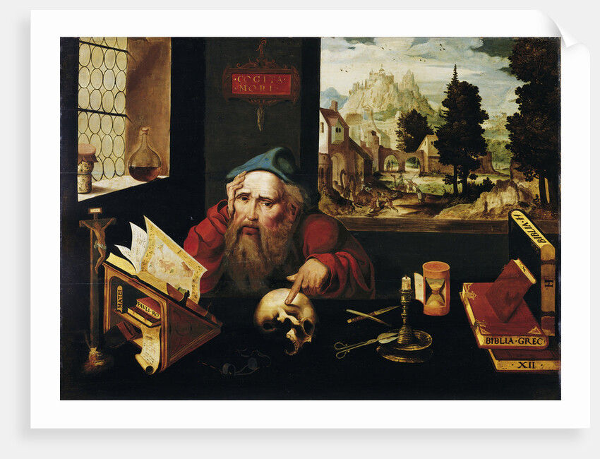 Saint Jerome in his Cell, 1520s by Joos van Cleve