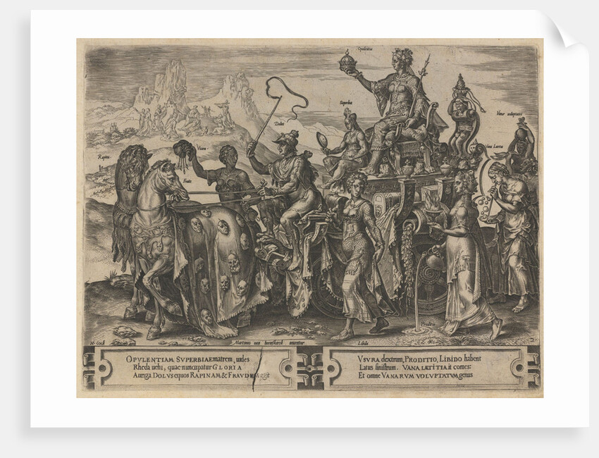 The Triumph of Riches, 1564 by Dirk Volkertsz. Coornhert