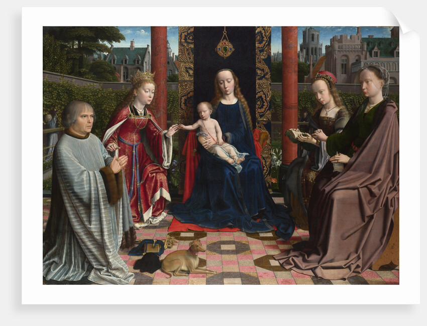 The Virgin and Child with Saints and Donor, c. 1510 by Gerard David