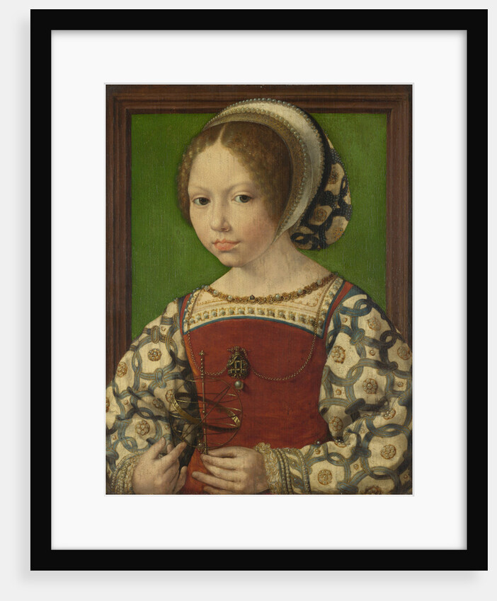 Portrait of Princess Dorothea of Denmark, ca 1530 by Jan Gossaert