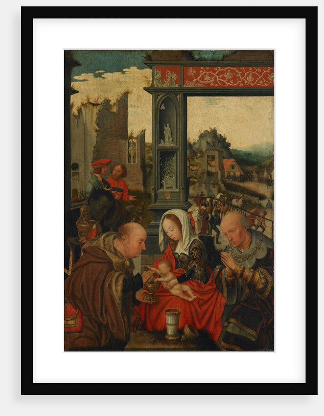 The Adoration of the Kings, 1525 by Jan Mostaert