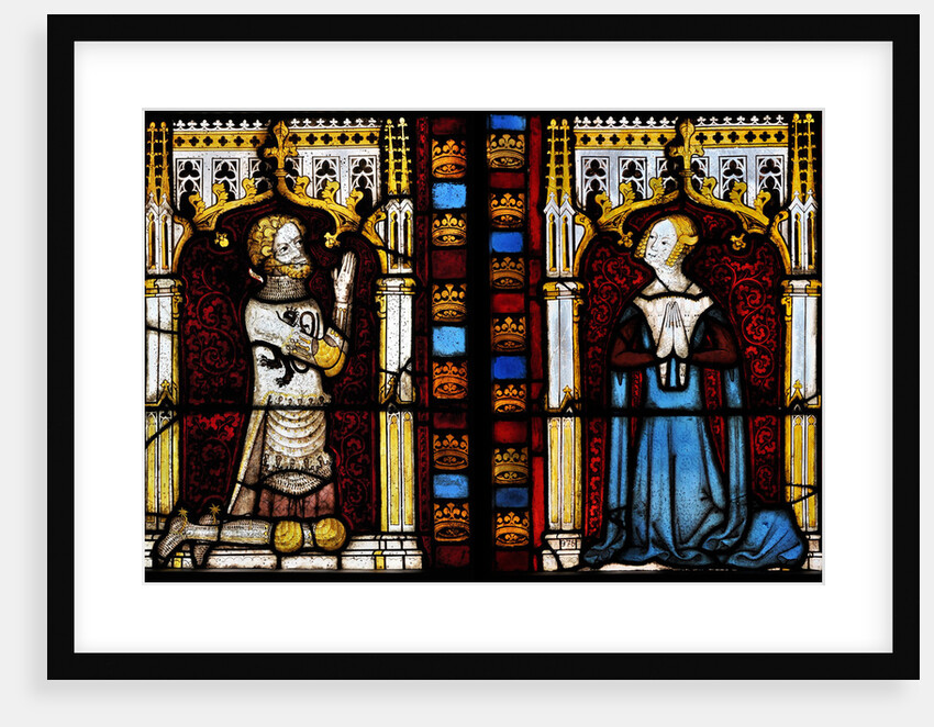 A lord and his wife, Mid of the 14th cen by Netherlandish master