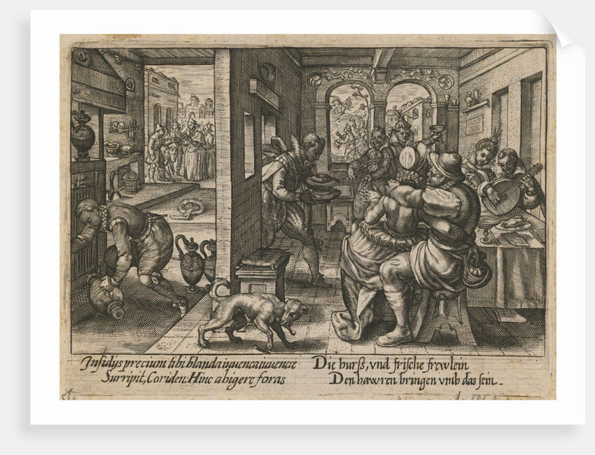Banquet with Musicians, ca. 1600 by Crispijn van de Passe the Elder