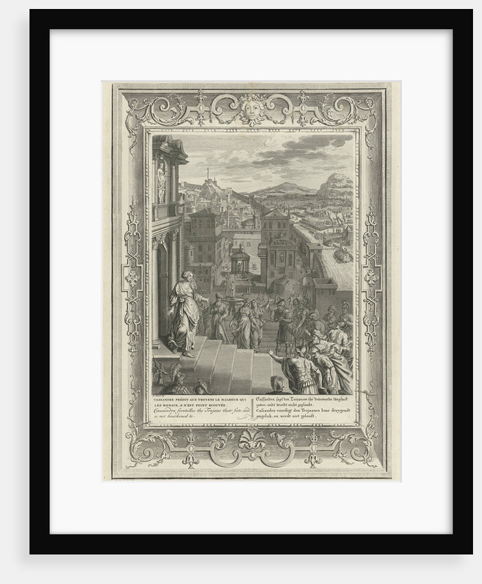 Cassandra predicts the downfall of Troy, 1731 by Bernard Picart