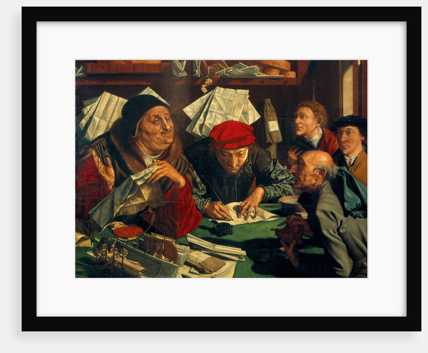 The Lawyers Office, 1545 by Marinus Claesz van Reymerswaele